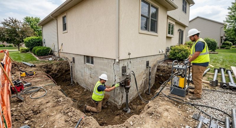 Deep Foundation Repair in Columbus, OH